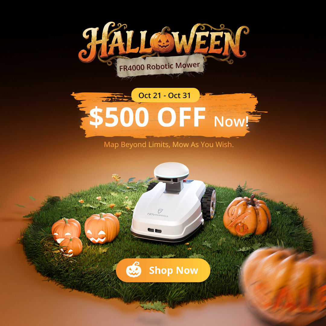 FR4000 robot mower Christmas activities
