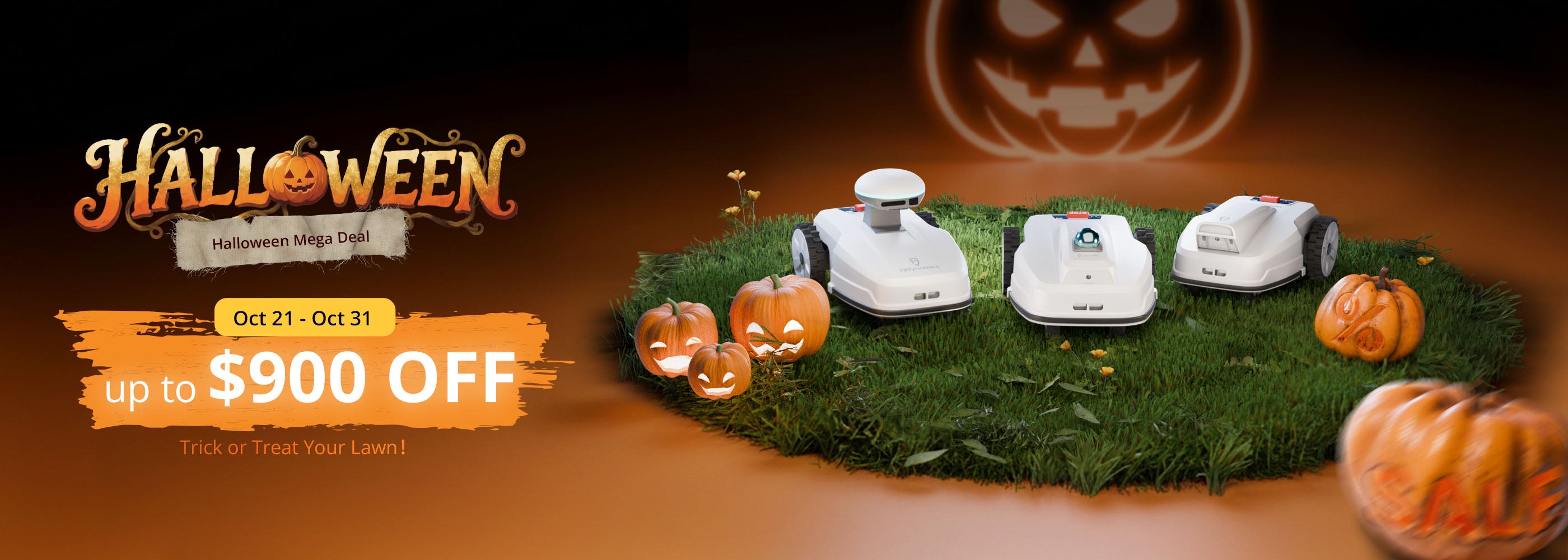 Halloween Mega Deal Robot Mower