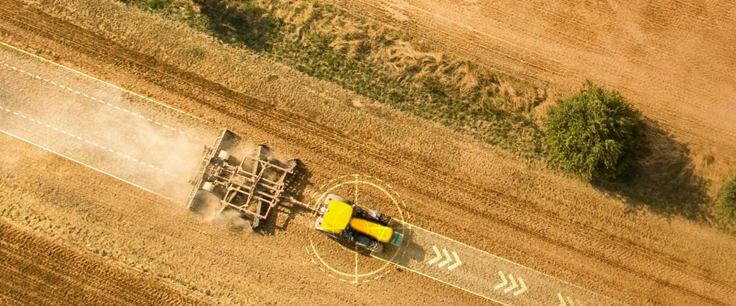Auto steer system connected with FieldFusion